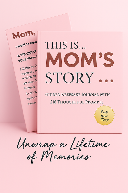 Mom's Story - Once Upon a Lifetime: 218 Guided Prompt Journal To Share The Details of Her Life