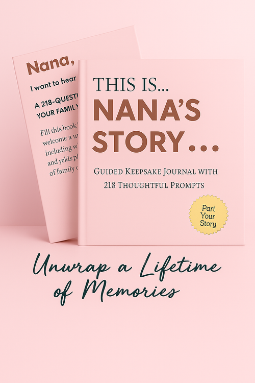 Nana's Story - Once Upon a Lifetime: A Guided Journal and Memory Keepsake Book With 218 Guided Prompts