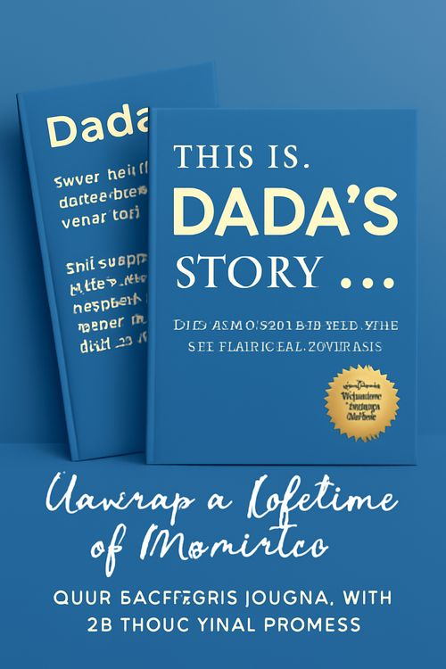 Dada's Story - Once Upon a Lifetime: Dada's Guided Journal and Memory Keepsake Book With 218 Guided Prompts