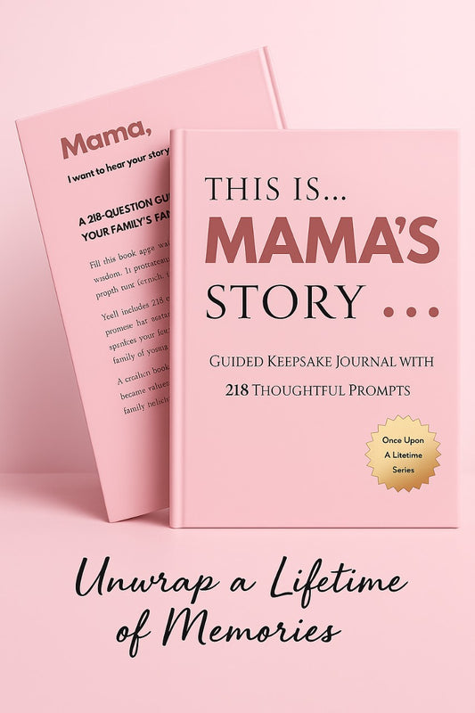 Mama's Story - Once Upon a Lifetime: 218 Guided Prompt Journal To Share The Details of Her Life